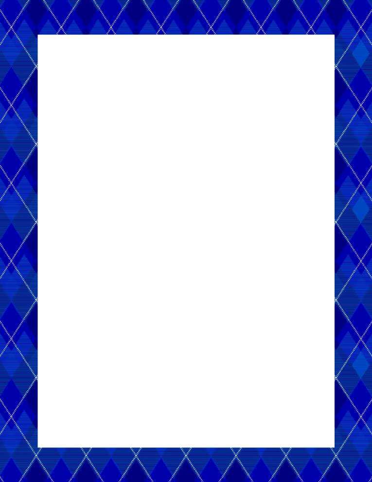 blue frames and borders