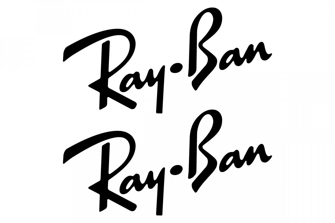 ray ban logo white png