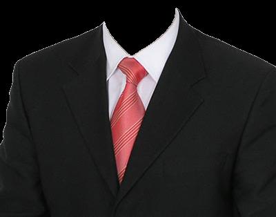 Free: Men Suit Black With A Red Tie PNG transparent, free download 