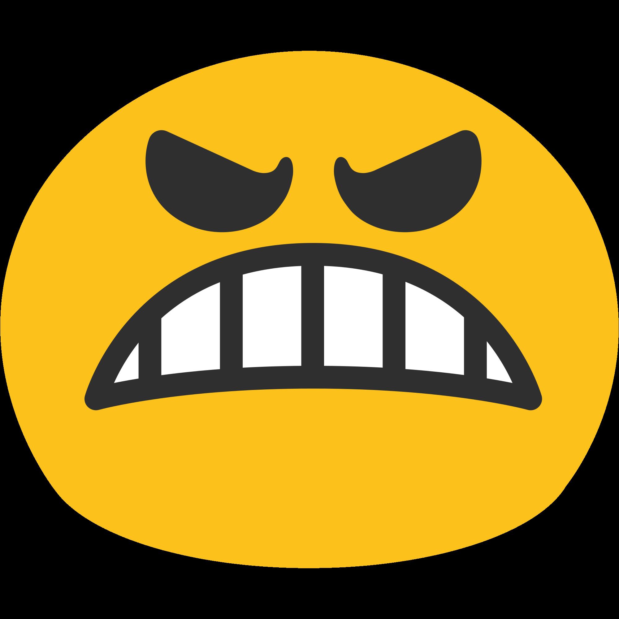 angry face png