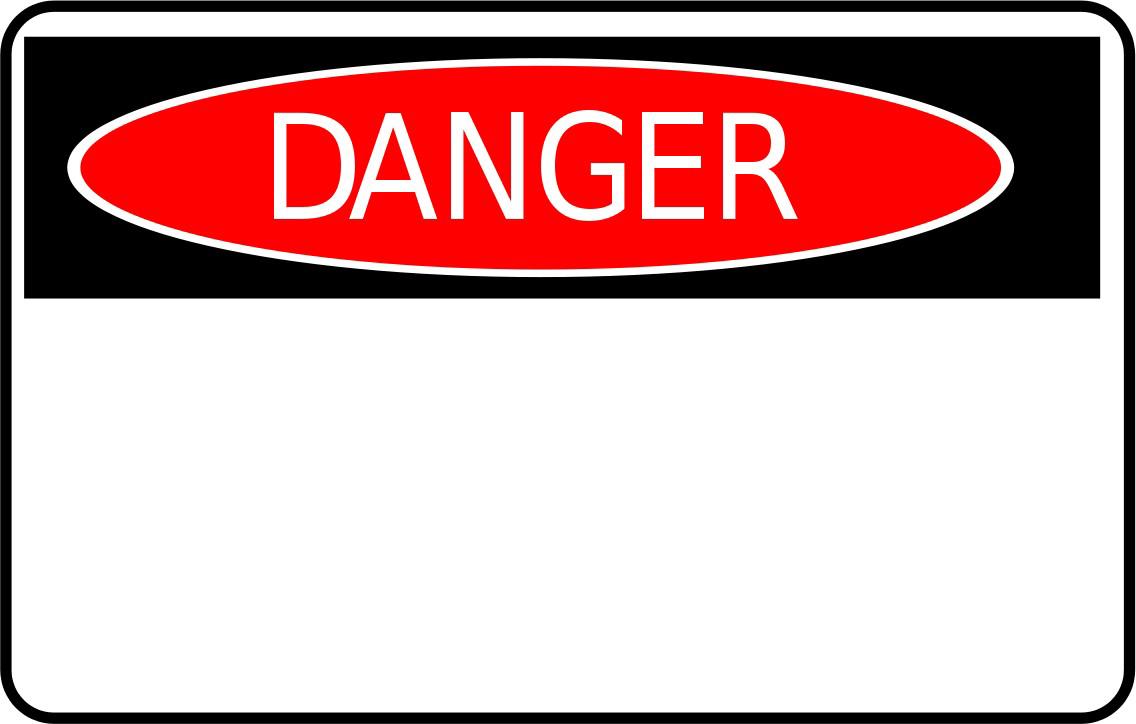 danger sign clip art