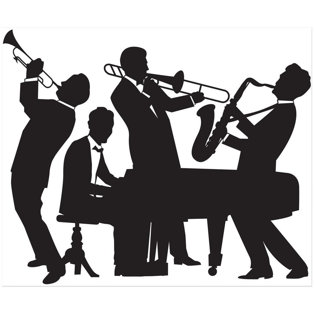 jazz band silhouette png