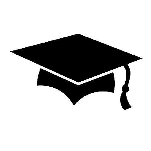 graduation cap white png