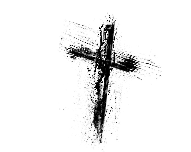 christian cross sketches