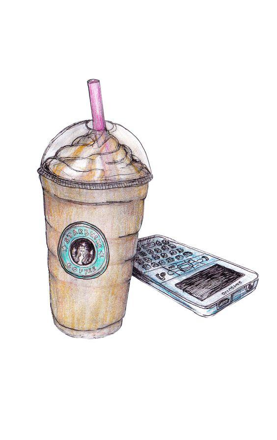 cute starbucks drawings