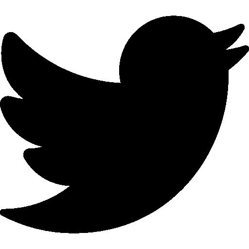 twitter vector logo black and white