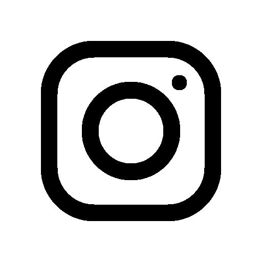 instagram logo black and white png