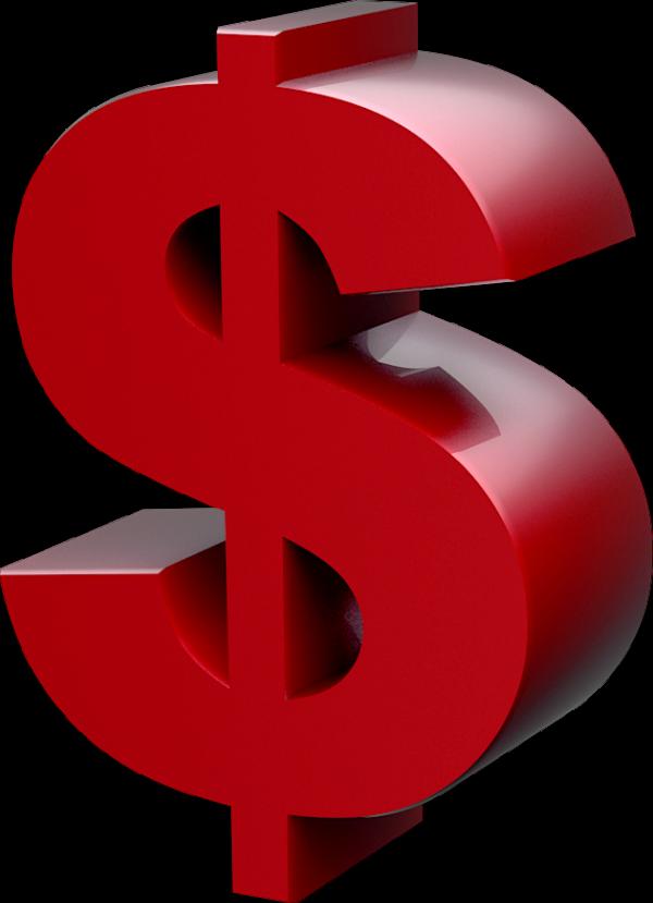 Dollars red background Download free picture №184117