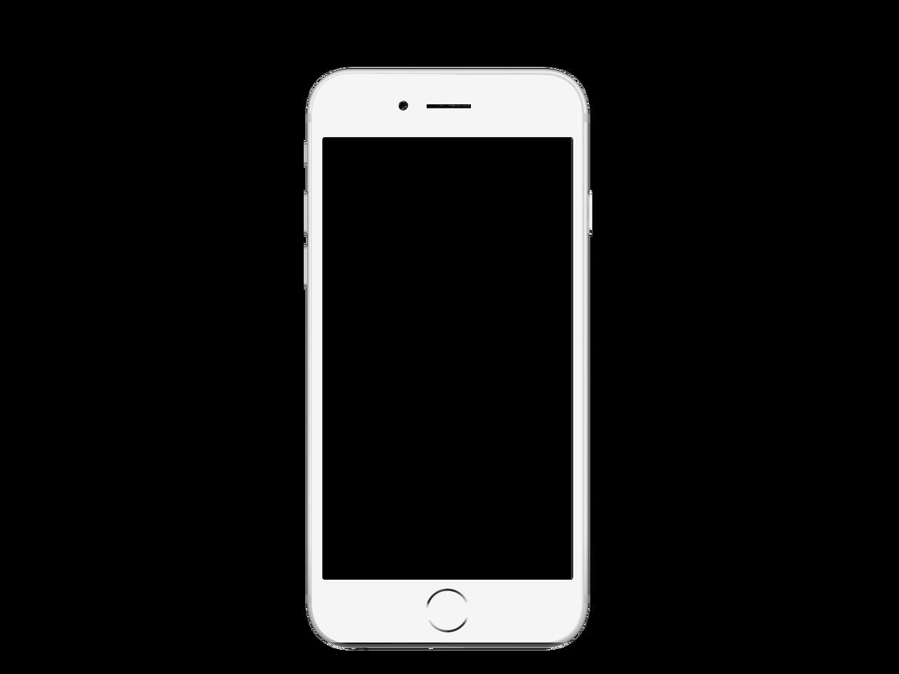 iphone white png