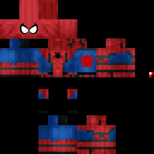 Minecraft: Pocket Edition Spider-Man Skin Red, skins minecraft pocket  edition transparent background PNG clipart