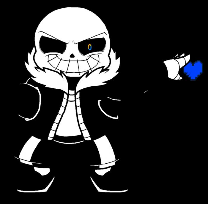 Download Sans Undertale Black Comic White Sansserif HQ PNG Image