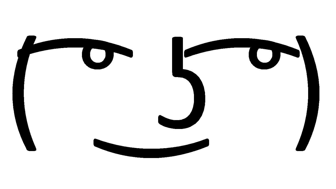 Download Meme Face Lenny Free PNG HQ HQ PNG Image