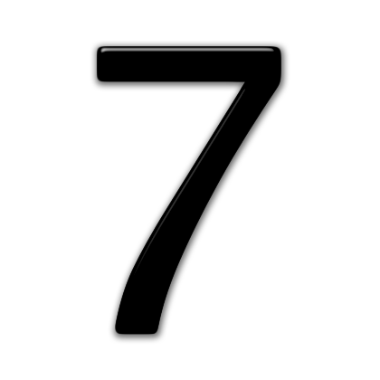 Number 7 PNG Image
