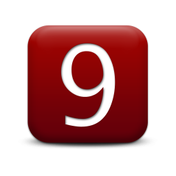 Number 9 PNG Image