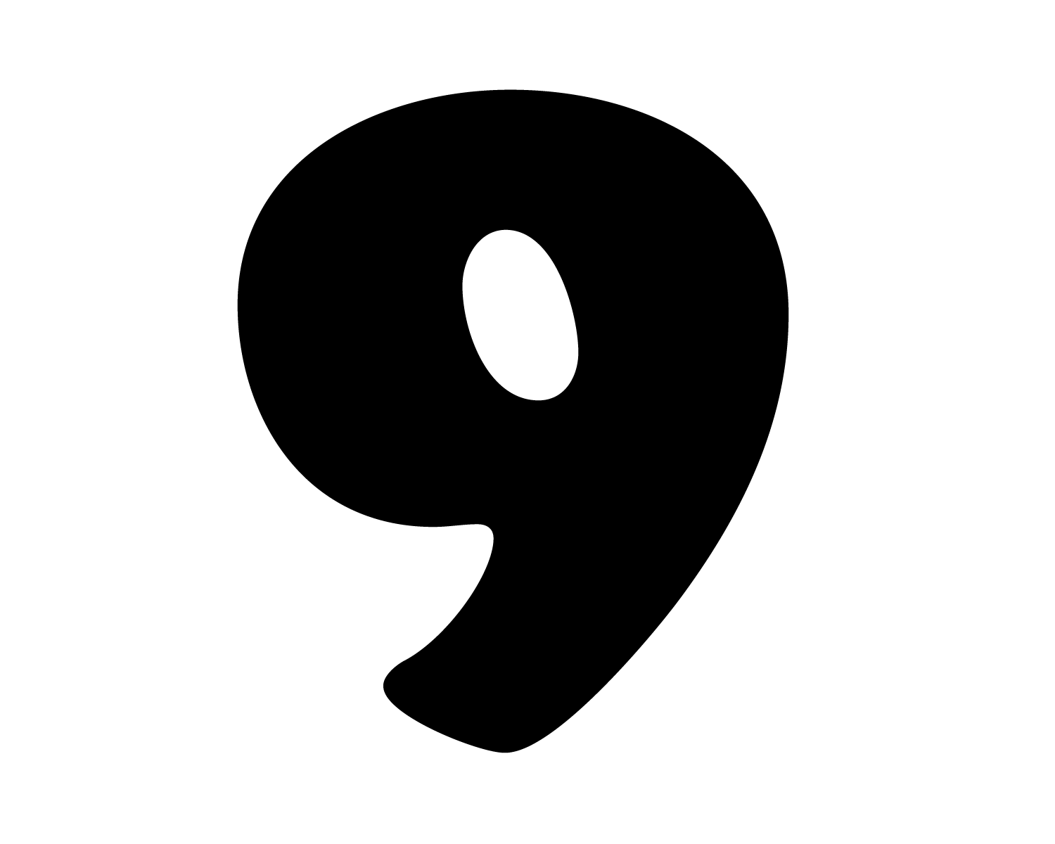Number 9 PNG Image