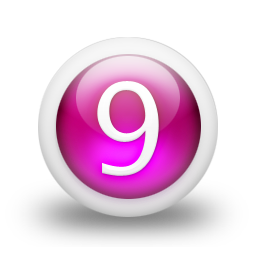Number 9 PNG Image