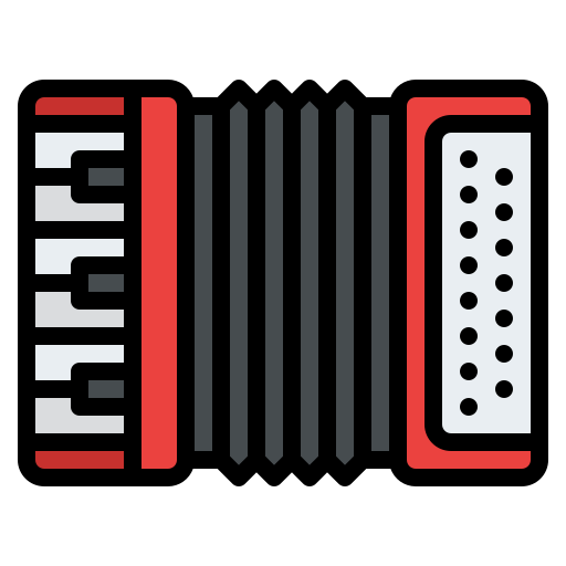 Vector Red Accordion PNG Download Free PNG Image