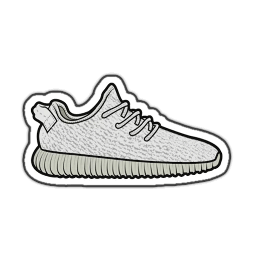T-Shirt Yeezy Sneakers Drawing Adidas PNG Image High Quality PNG Image