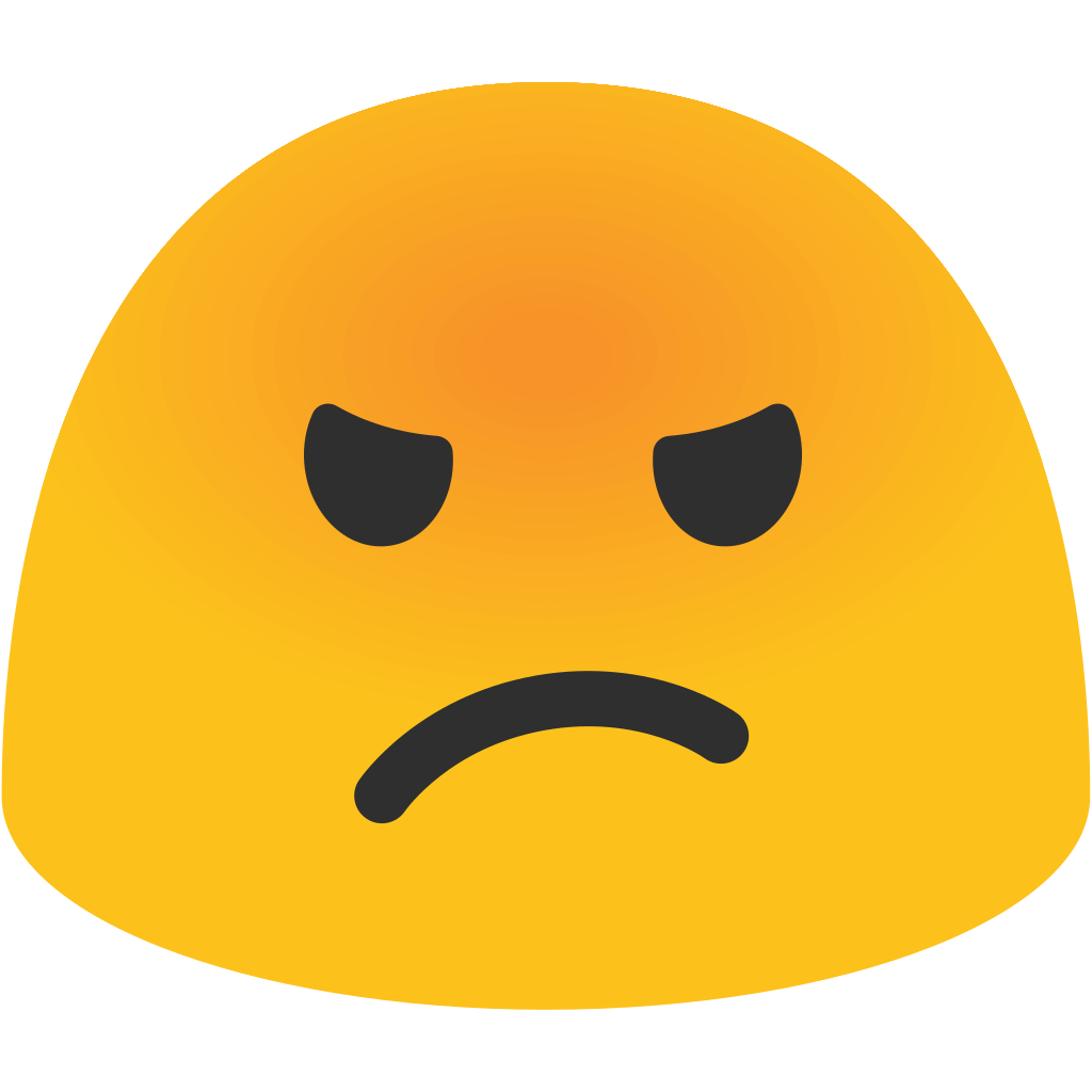 Oreo Marshmallow Angry Android Nougat Emoji PNG Image
