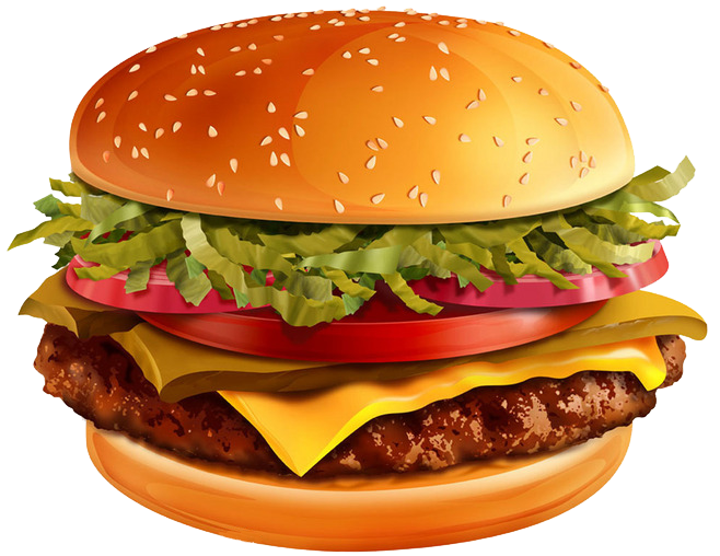 Food Big Hamburger Fast Burger PNG Download Free PNG Image