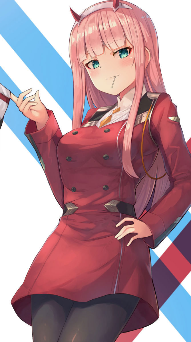 Girl Anime Zero Two PNG File HD PNG Image