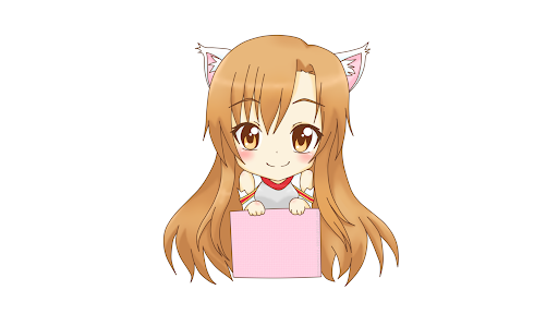 Chibi Asuna HQ Image Free PNG Image