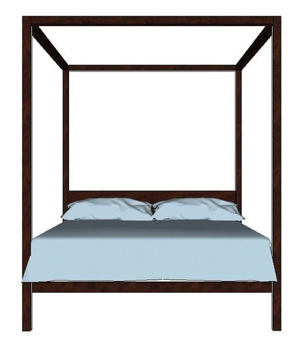 Four-Poster Bed Free PNG HQ PNG Image
