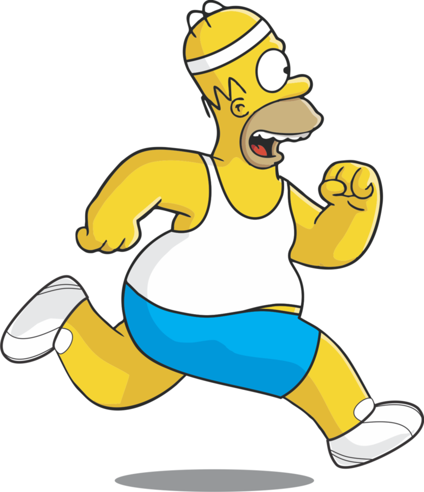 Homer Water Bart Simpsons Duck Tapped Bird PNG Image