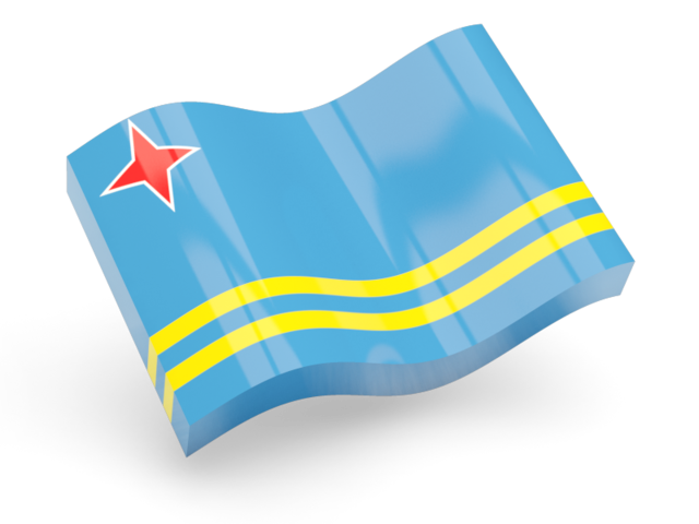 Aruba Flag Transparent PNG Image