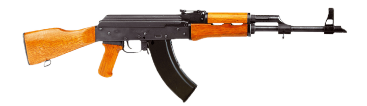 Ak-47 Kalash Russian Assault Rifle Png PNG Image