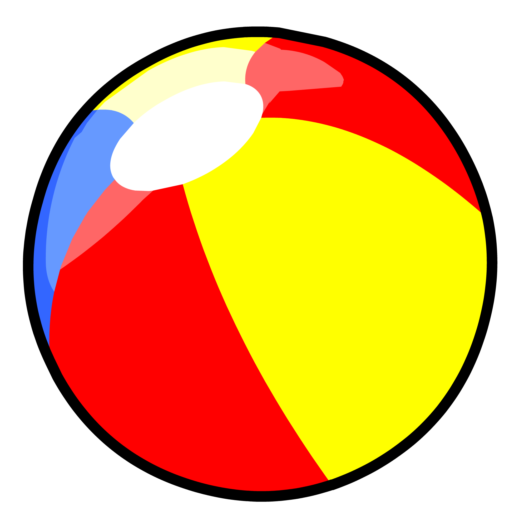 Rainbow Ball Beach Free Download Image PNG Image