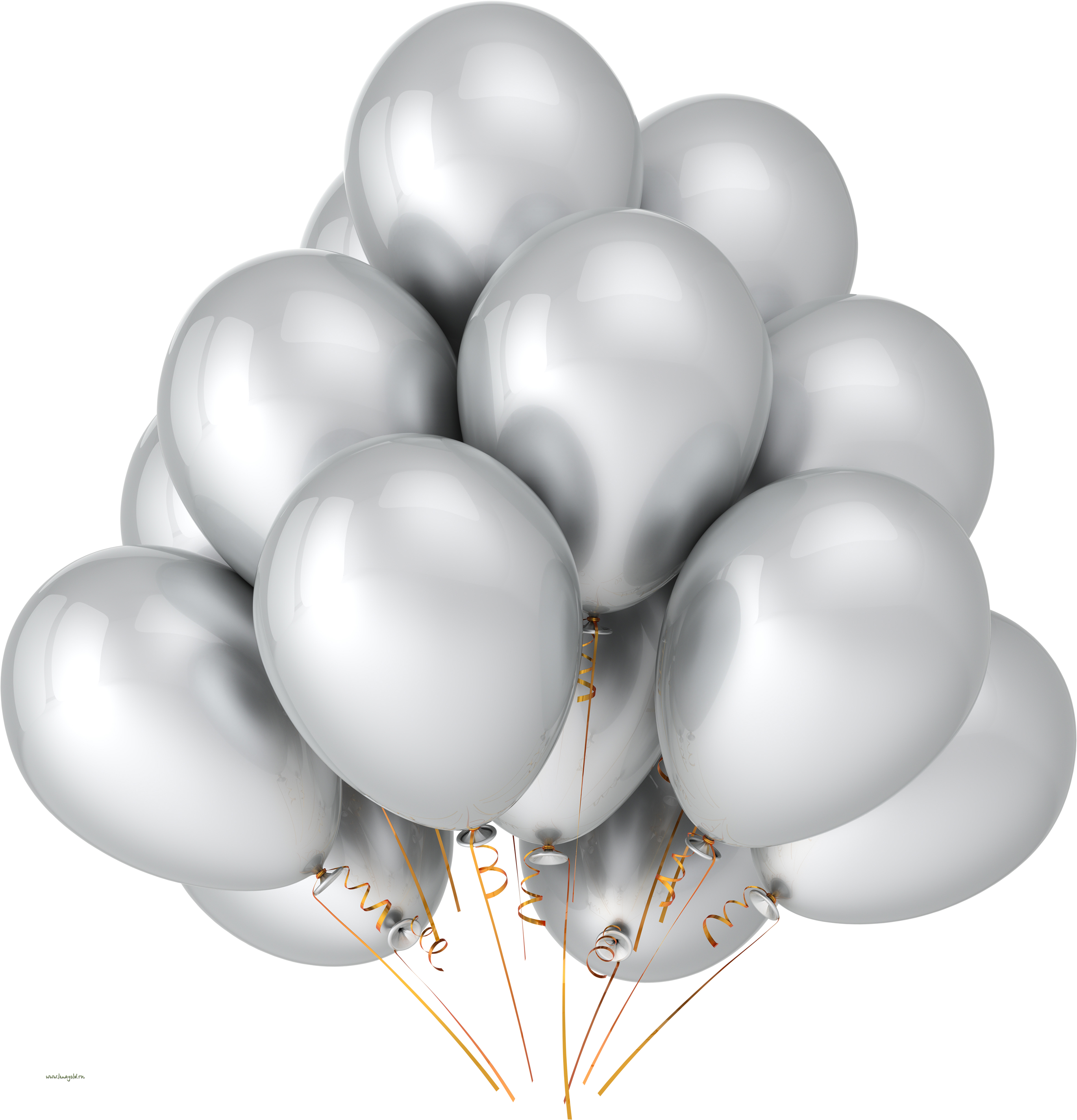 Party Balloon Birthday Silver HD Image Free PNG Image