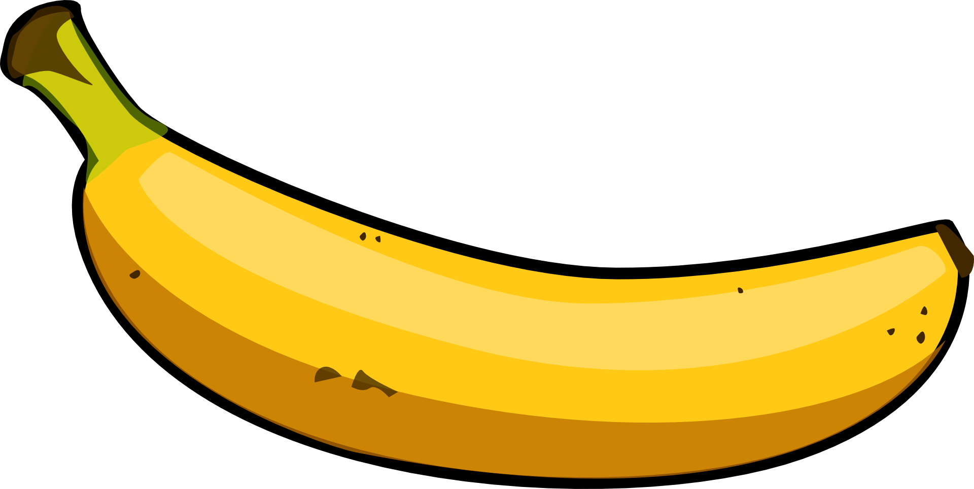 Banana Fruit Cartoon PNG Image