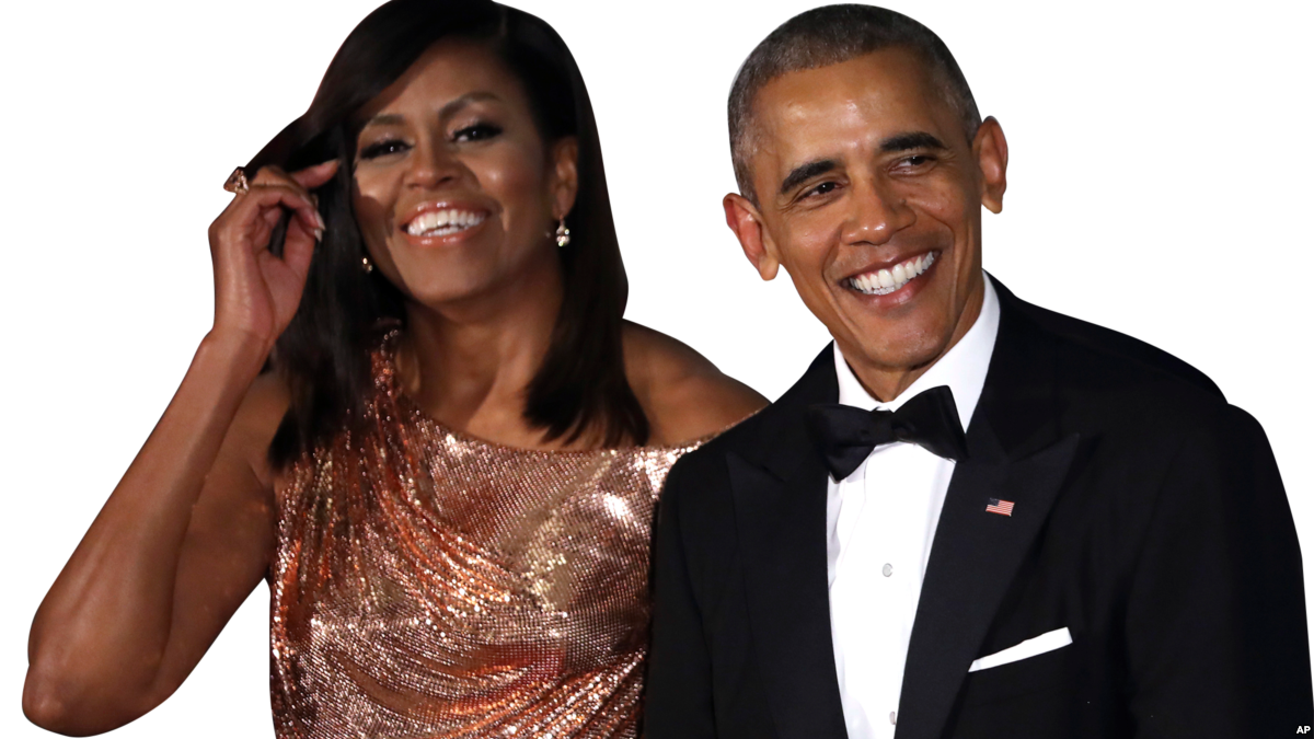 Michelle House Barack Wear Suit White Obama PNG Image
