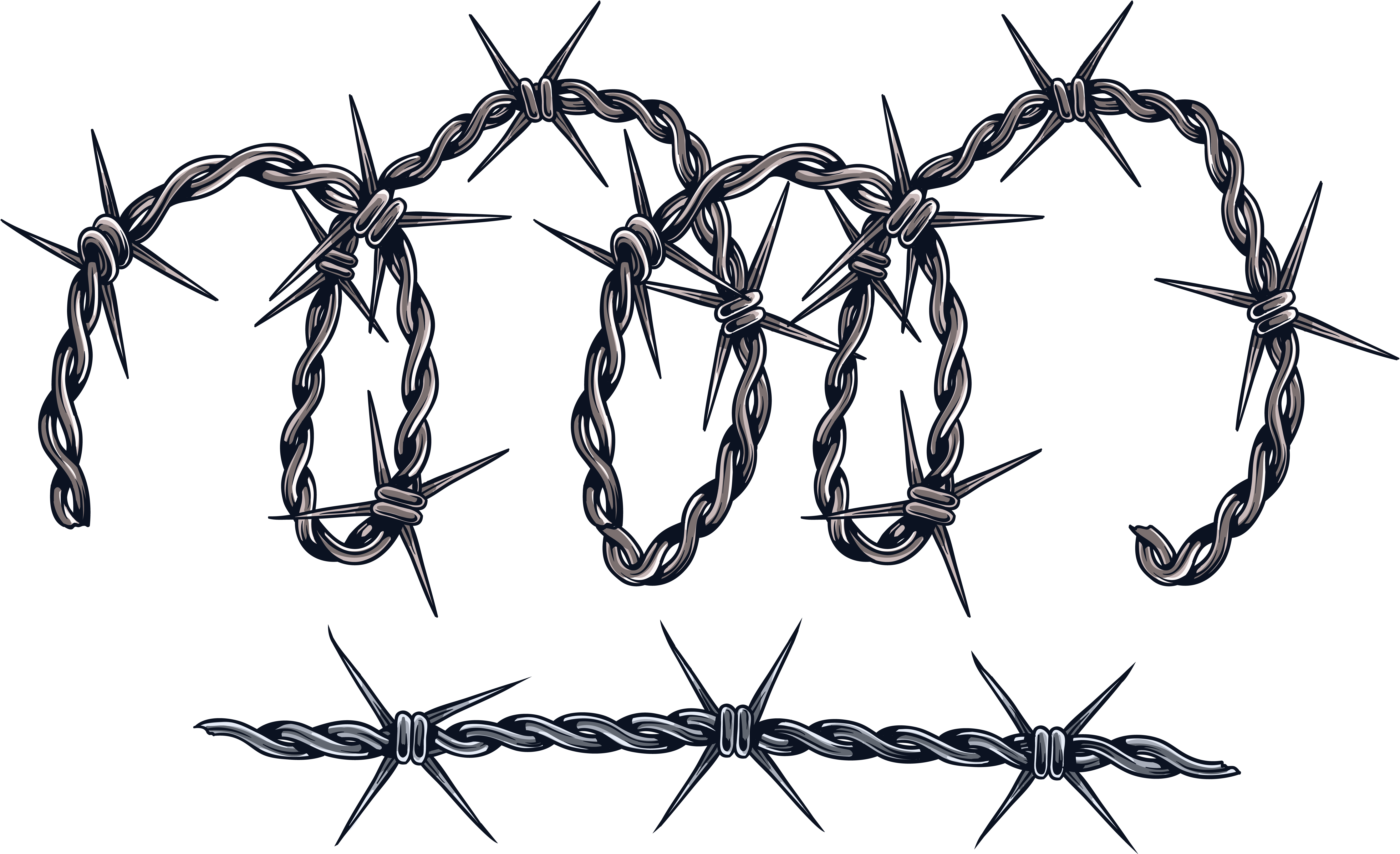 Barbed wire PNG Image