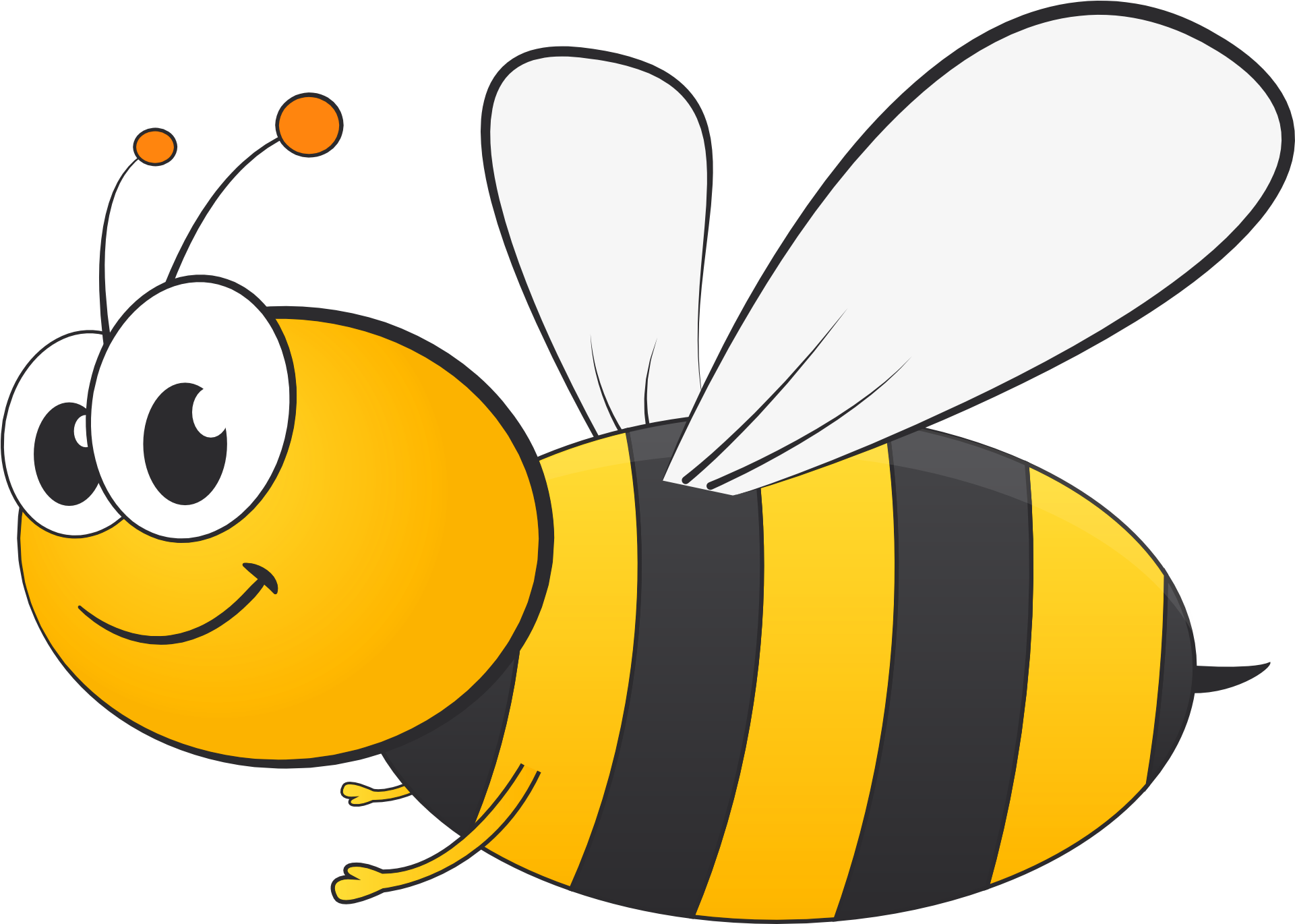 Honey Flying Vector Bee Download HQ PNG Image