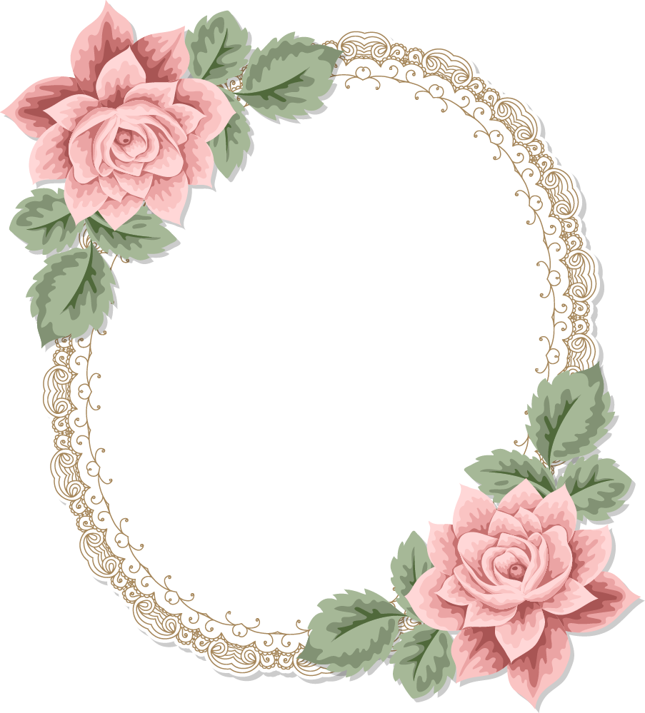 European-Style Flower Border Free Download PNG HD PNG Image