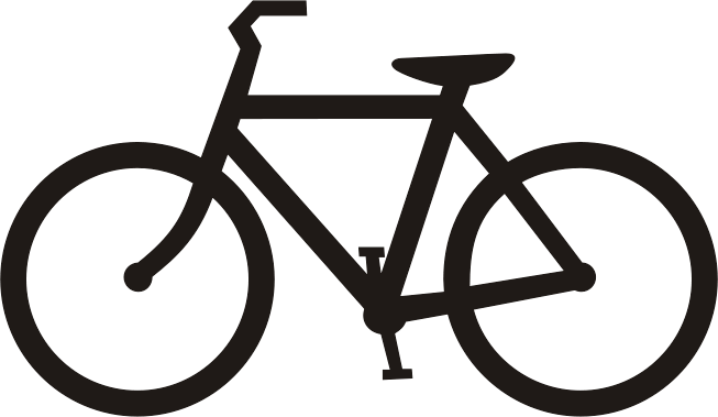 Bicycle Black Siluete Png Image PNG Image