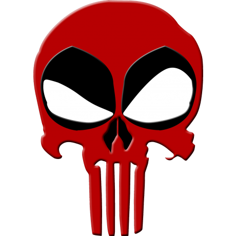 Symbol Punisher Deadpool Tshirt Skull Free HQ Image PNG Image