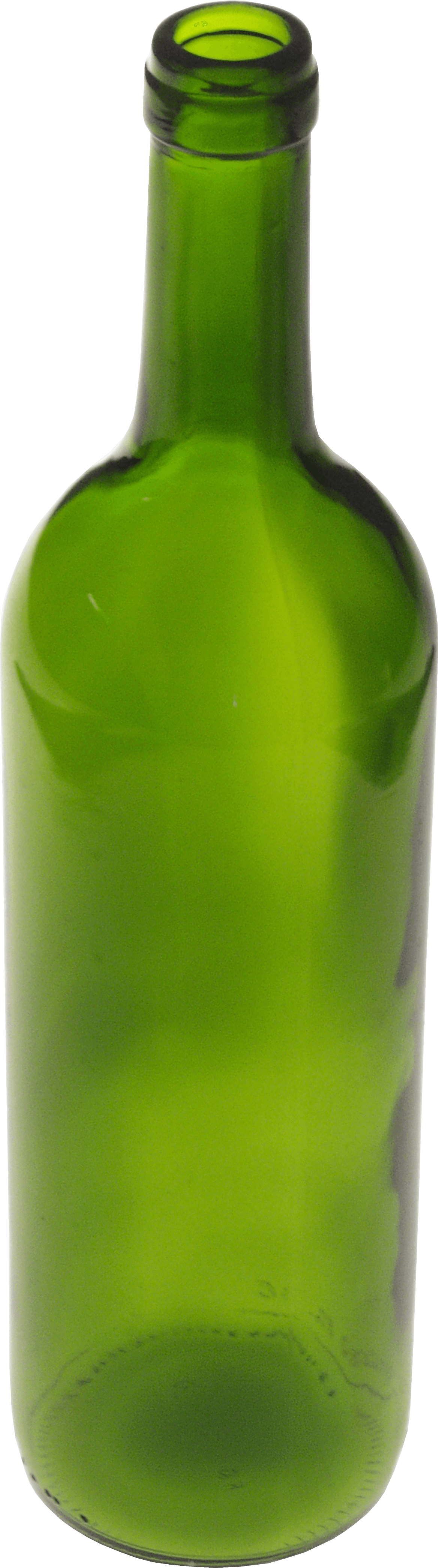 Greem Glass Png Bottle PNG Image