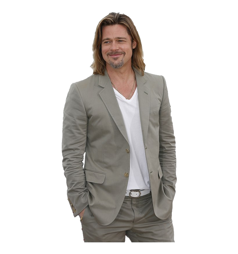 Hairstyle Pitt Brad Free Clipart HQ PNG Image