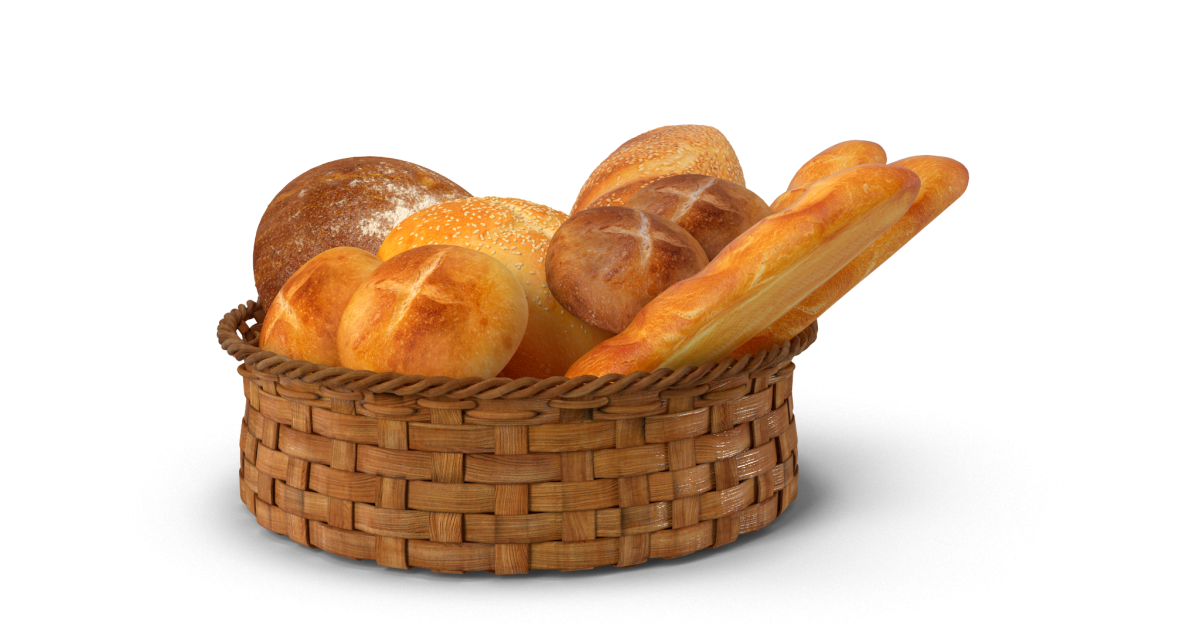 Basket Pic French Bread Free Download PNG HQ PNG Image