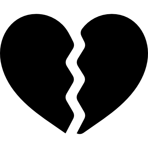 Broken heart PNG Image