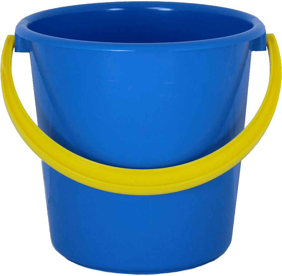 Plastic Blue Bucket Png Image PNG Image