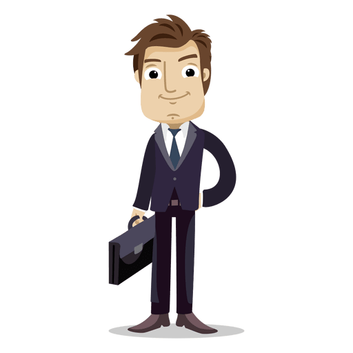 Businessman Animated Office HD Image Free PNG Image