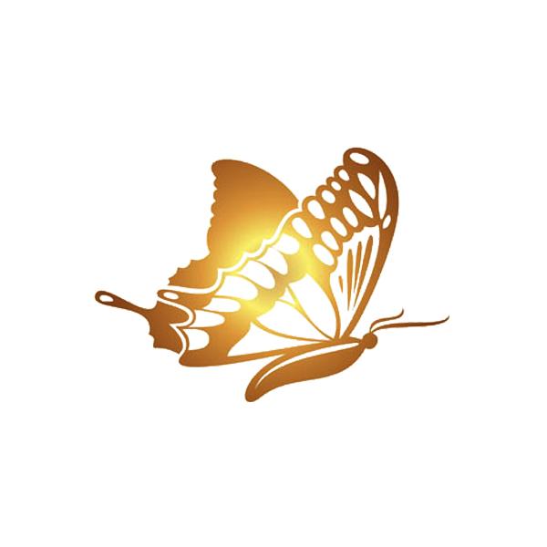 Butterfly Golden Gold Software HQ Image Free PNG PNG Image