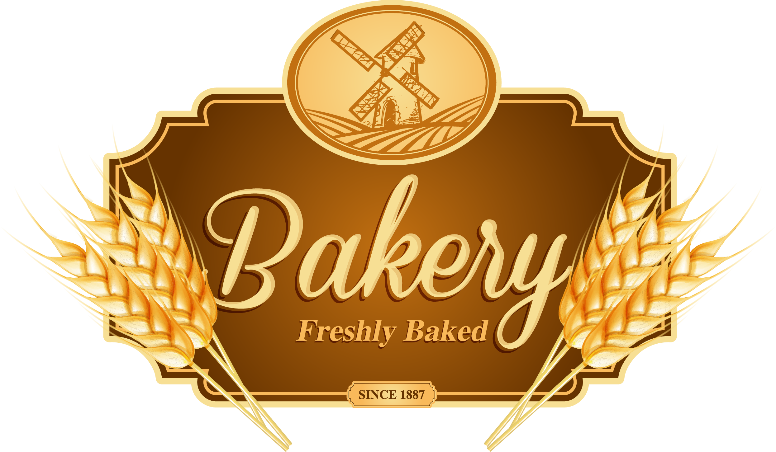 Vector Logo Bakery Bread Cupcake Free Download PNG HQ PNG Image