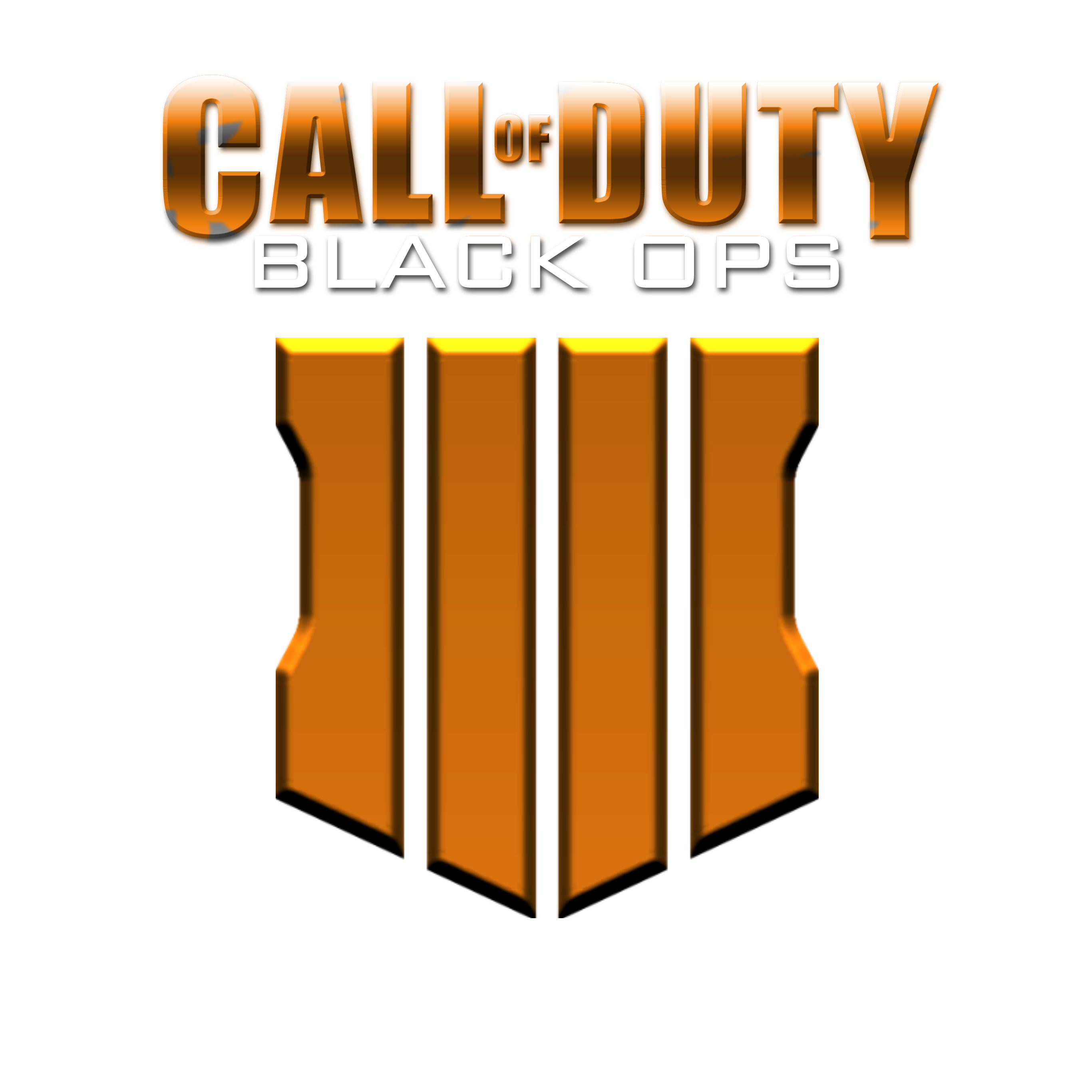 Duty Ops Of Call 4 Logo Black PNG Image