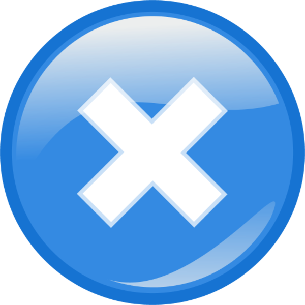 Cancel Button Transparent Picture PNG Image