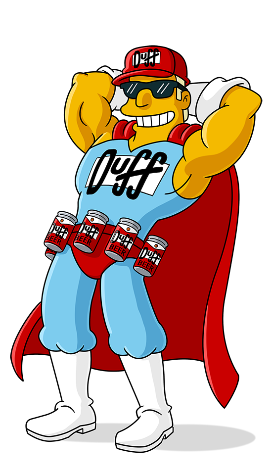 Homer Art Area Duffman Marge Simpson PNG Image